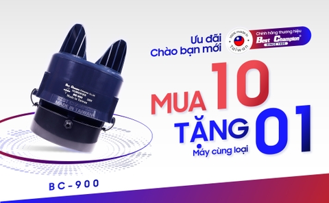 MÁY TẠO ẨM ĐÀI LOAN THẾ HỆ MỚI BC-900 – PHUN SƯƠNG ĐỈNH, VẬN HÀNH ÊM (Đã kết thúc)
