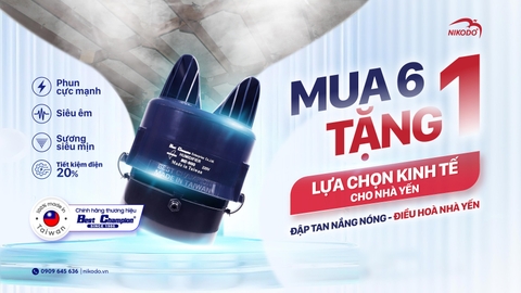 Mua 6 Tặng 1 – ưu đãi cực hot cho nhà yến mùa nắng nóng