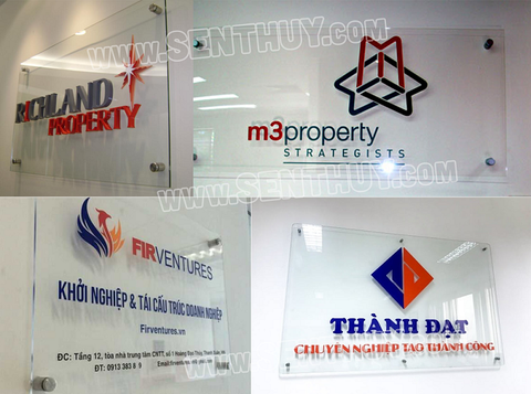 BIỂN KÍNH QUẢNG CÁO, CÔNG TY GẮN CHỮ NỔI ĐẸP, SANG TRỌNG