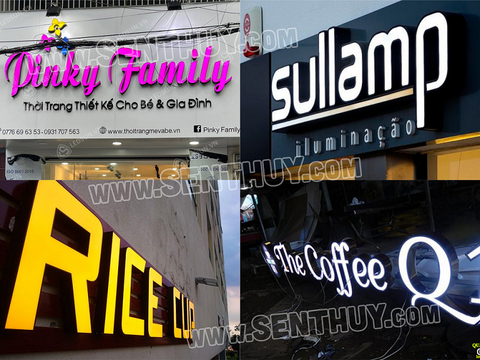 CHỮ NỔI MICA LỌNG VIỀN GẮN BIỂN ALU CỰC ĐẸP, RẤT BỀN