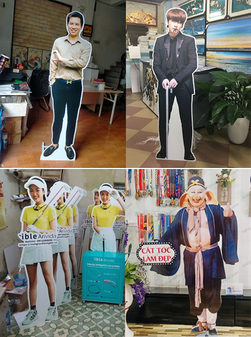 STANDEE HÌNH NGƯỜI DECAL DÁN FORMEX SIÊU ĐẸP