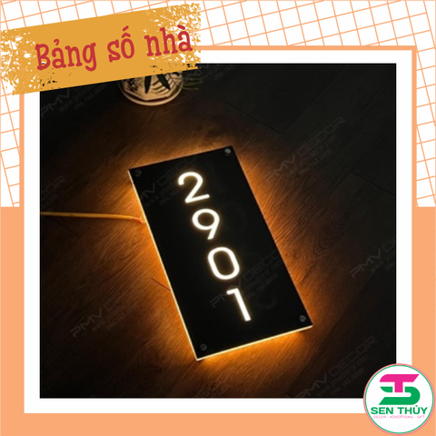 Bảng Số Nhà Đèn Led