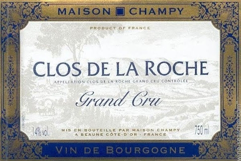 MAISON CHAMPY MAISON CHAMPY CLOS DE LA ROCHE GRAND CRU,Pinot Noir