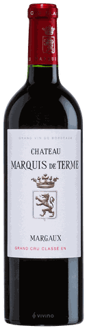 CHÂTEAU MARQUIS DE TERME, 4ÈME CRU CLASSÉ,Cabernet Sauvignon, Merlot, Petit Verdot
