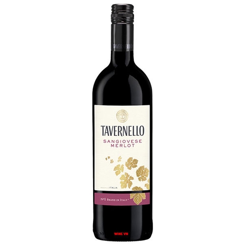 TAVERNELLO SANGIOVESE MERLOT RUBICONE, Sangiovese, Merlot