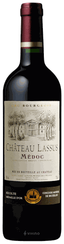 CHÂTEAU LASSUS, MESDOC CRU BOURGEOIS,Cabernet Sauvignon, Cabernet Franc, Merlot