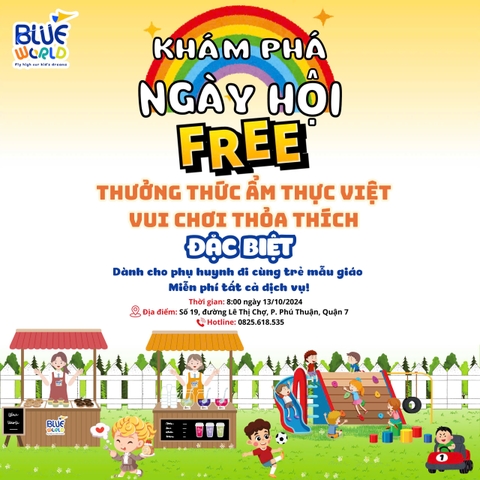 KHÁM PHÁ NGÀY HỘI KẾT NỐI TẠI BLUEWORLD PRESCHOOL