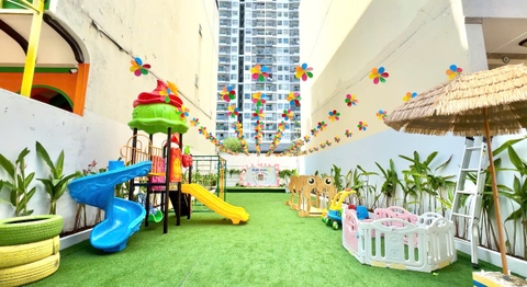 🌈 Sân chơi mới của các bé tại Blueworld Preschool đã sẵn sàng! 🌈