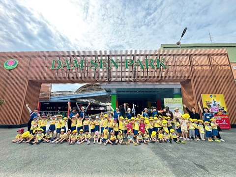 Hành trình khám phá Đầm Sen Park cùng các bé Blue World Preschool
