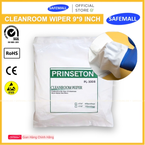 Bộ Khăn Lau Phòng Sạch PL-3008, 1009-SLE, 8009-69LE Clean Room Wipers, Vải Lau Chống Tĩnh Điện ESD SAFEMALL