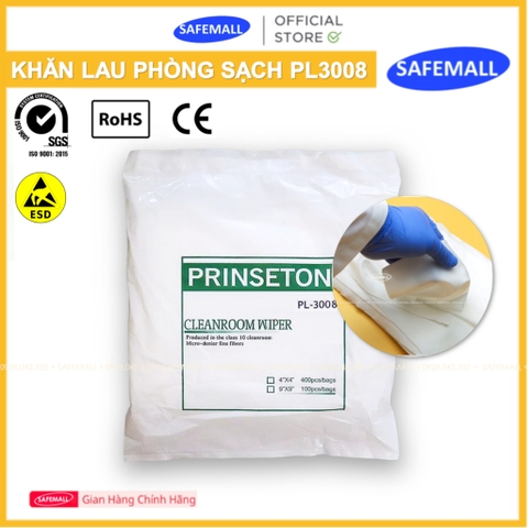 Bộ Khăn Lau Phòng Sạch PL-3008, 1009-SLE, 8009-69LE Clean Room Wipers, Vải Lau Chống Tĩnh Điện ESD SAFEMALL
