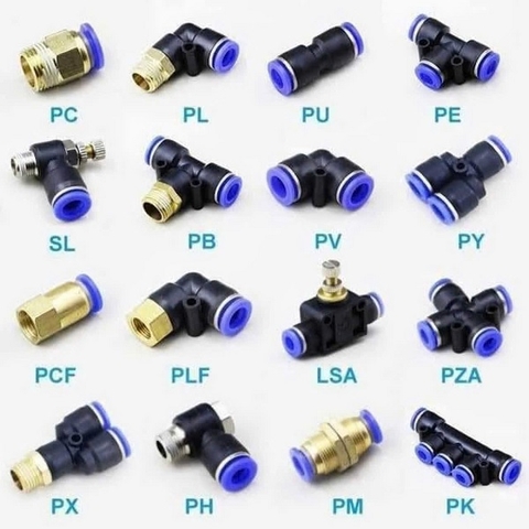 Đầu Nối Khí Nén Và Phụ Kiện Khí Nén Phổ Biến Hiện Nay