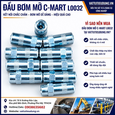 Đầu Bơm Mỡ C-Mart L0032 Chính Hãng