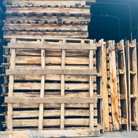 Pallet gỗ cũ 1100x1100mm