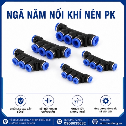 NGÃ NĂM NỐI KHÍ NÉN