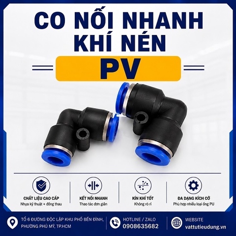 CO NỐI NHANH KHÍ NÉN PV