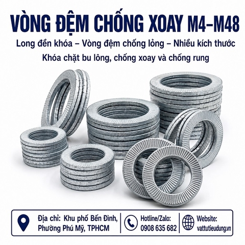 VÒNG ĐỆM CHỐNG XOAY M4-M48