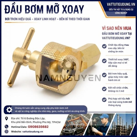ĐẦU BƠM MỠ XOAY