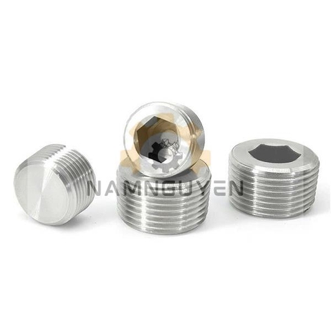 Ốc Bịt Ren Ngoài Inox 304 Hệ Mét Lục Giác Trong