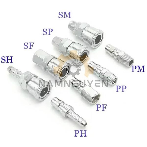 Khớp Nối Nhanh Khí Nén Đầu Đực PF – PM – PP – PH