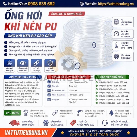 ỐNG HƠI KHÍ NÉN