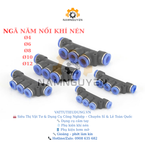 NGÃ NĂM NỐI KHÍ NÉN