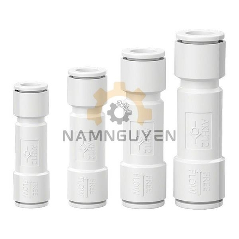 Van 1 chiều khí nén 2 đầu nối nhanh AKH