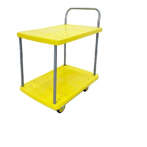 Xe đẩy hàng sàn nhựa  170-T2, có 2 tầng