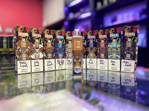 Review chi tiết pod 1 lần ATVS Warship 9000 Hơi Saltnic (50mg)