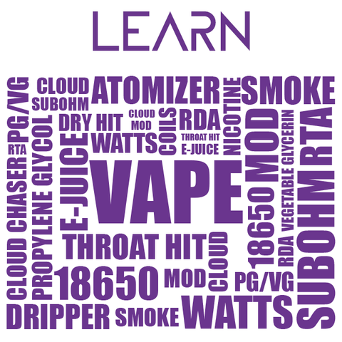Các thuật ngữ trong vape bạn cần biết
