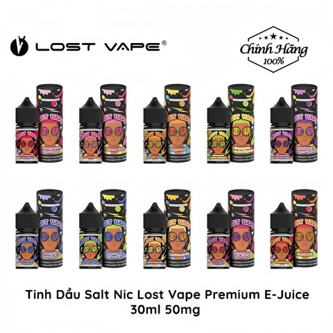 Review chi tiết chai juice Lost Vape Premium E-Juice Saltnic (30ml/30mg/50mg)