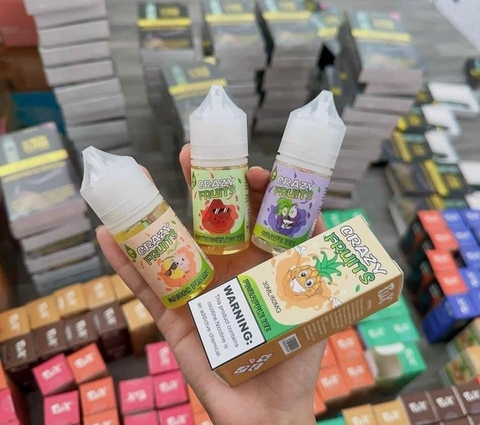 Review chi tiết chai juice Flix Crazy Fruits Saltnic (30ml/60mg)