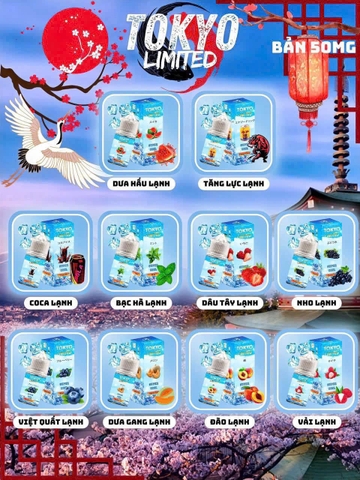 Review chi tiết chai juice Tokyo Limited Saltnic (30ml / 50mg)