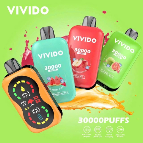 Review chi tiết Vivido 30000 Hơi (50mg) - Pod 1 lần