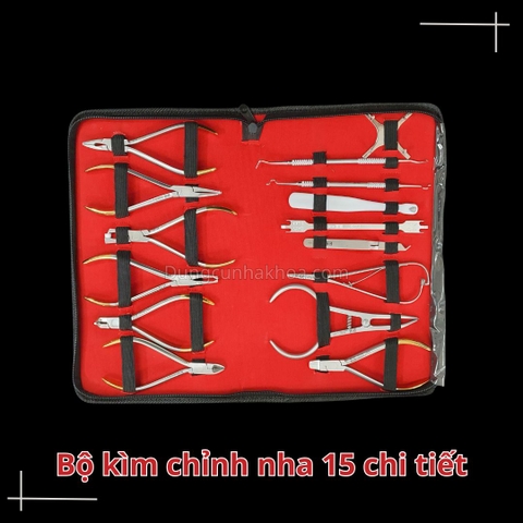 Bộ kìm chỉnh nha 15 chi tiết - Parkistan
