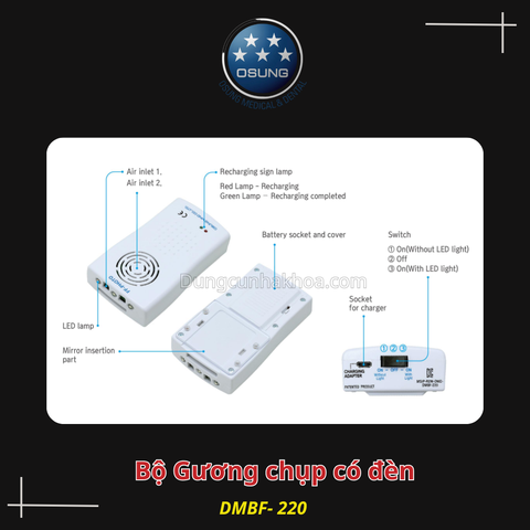 Gương đèn chỉnh nha - FF-Photo Osung