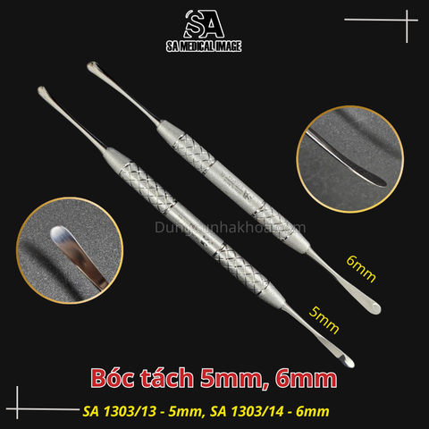 Dụng cụ bóc tách 5mm, 6mm SA Medical (thép Đức)