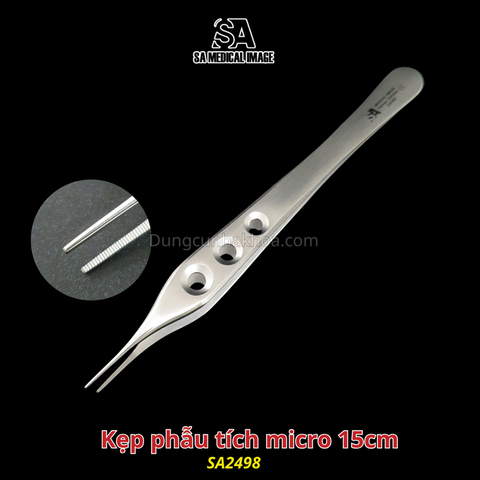 Kẹp phẫu tích micro 15cm SA Medical (thép Đức)