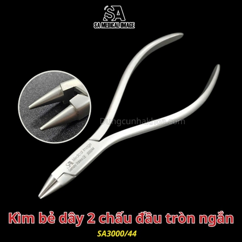 Kìm bẻ dây 2 chấu đầu tròn ngắn