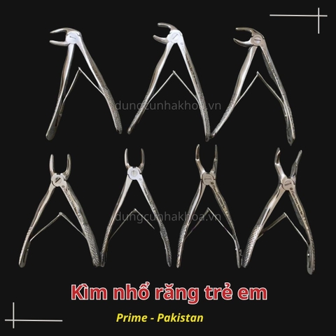 Kìm nhổ răng trẻ em Prime (Bộ/ lẻ cây)