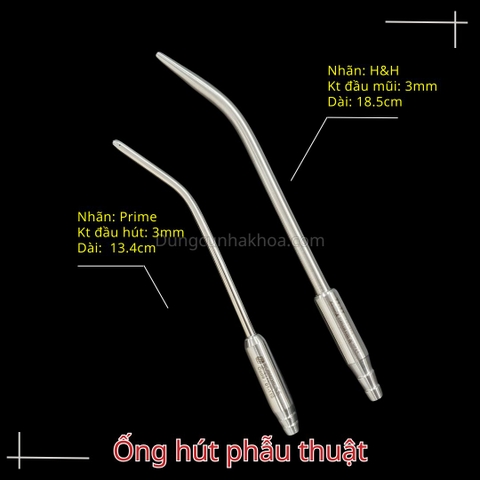 Ống hút phẫu thuật nha khoa