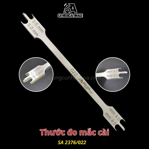 Thước đo mắc cài #22