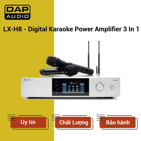 LX-H8 - Digital Karaoke Power Amplifier 3 In 1