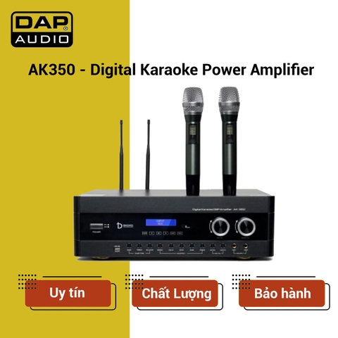 AK350 - Digital Karaoke Power Amplifier