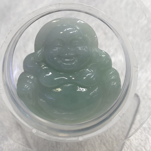 Mặt di lặc xanh trắng