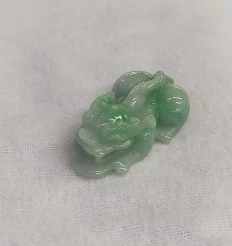 Tỳ Hưu Trắng Lý Cẩm Thạch A