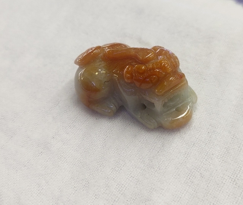 Tỳ Hưu Huyết A Cẩm Thạch Thiên Nhiên