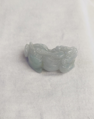 Tỳ Hưu Trắng Lý Trong Cẩm Thạch A