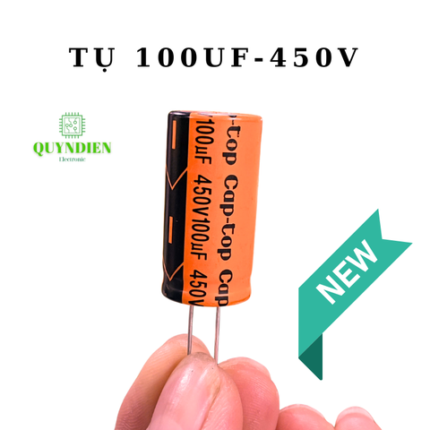 Tụ Lọc Nguồn 100uf 450V DC tụ hóa Cap-Top mới