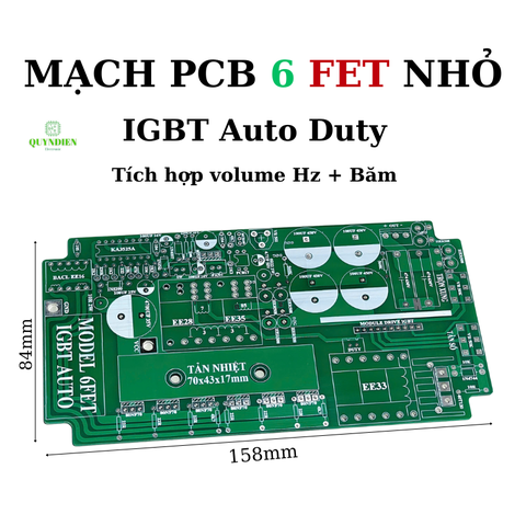 PCB bo mạch kích đ iện 6 fet nhỏ băm IGBT Auto Duty